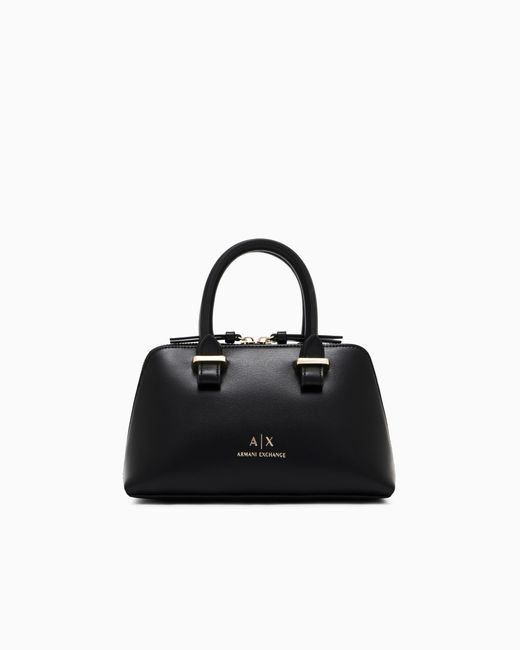 ARMANI EXCHANGE Black Asv Trapeze Mini Bag
