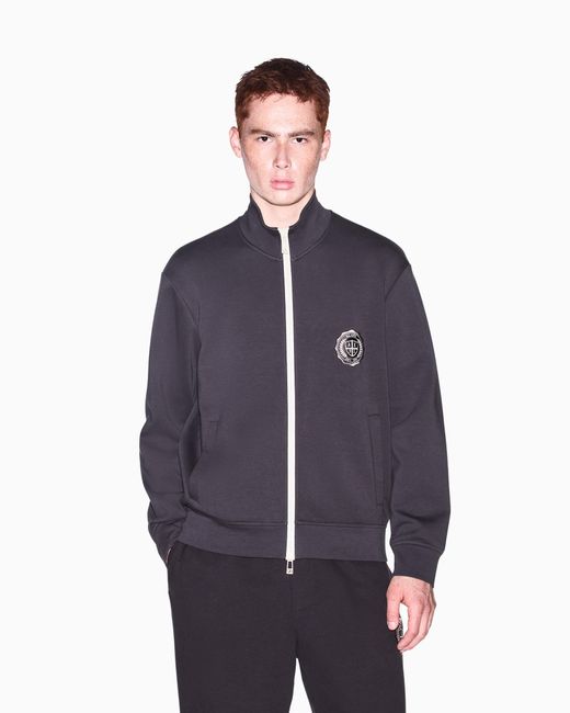 ARMANI EXCHANGE Purple Sweatshirt for men
