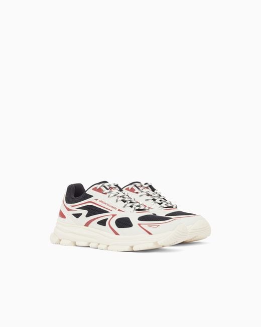 Sneaker Stringate di ARMANI EXCHANGE in White da Uomo