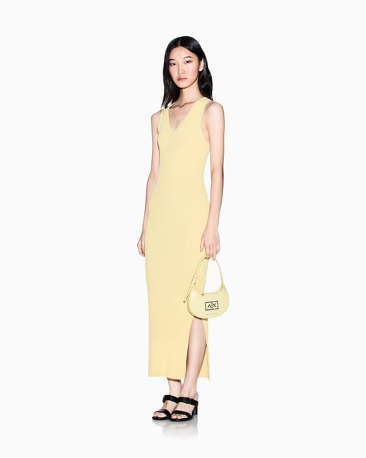 ARMANI EXCHANGE White Long Dress