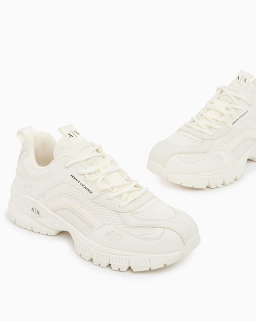 ARMANI EXCHANGE White Sneakers for men