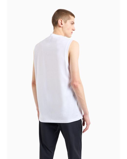 Camisetas De Tirantes Armani Exchange de hombre de color White