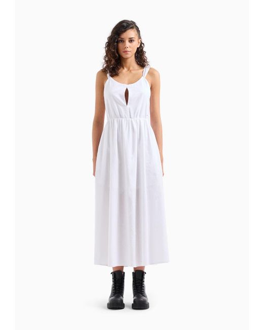 Armani Exchange White Midi Dresses