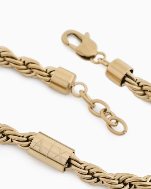 ARMANI EXCHANGE Metallic Bracelets for men