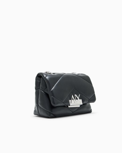 ARMANI EXCHANGE White Mini Bag With Outer Coating And Padding