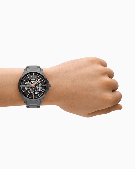 ARMANI EXCHANGE White Chronograph Stainless Steel Watch for men