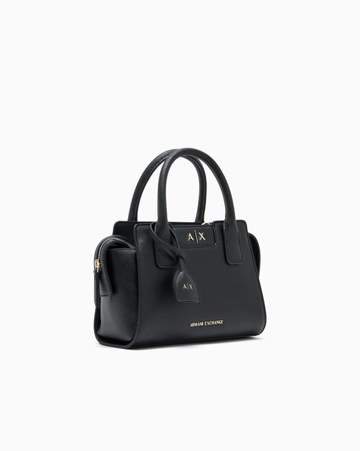 ARMANI EXCHANGE Black Tote Bag