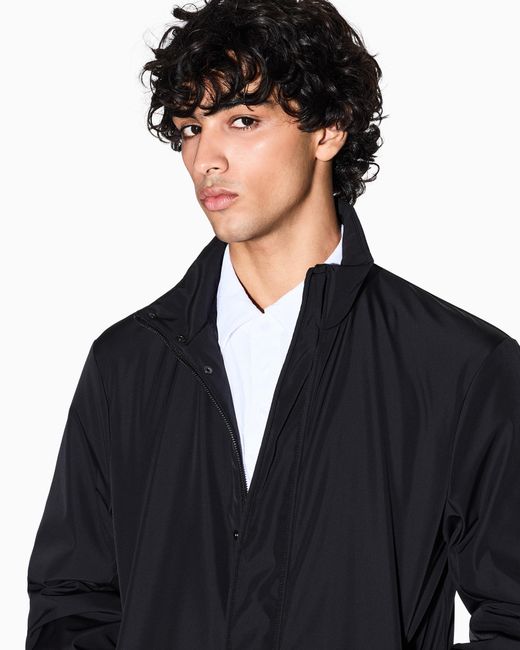 ARMANI EXCHANGE Blue Full Zip Jacket With Pockets for men
