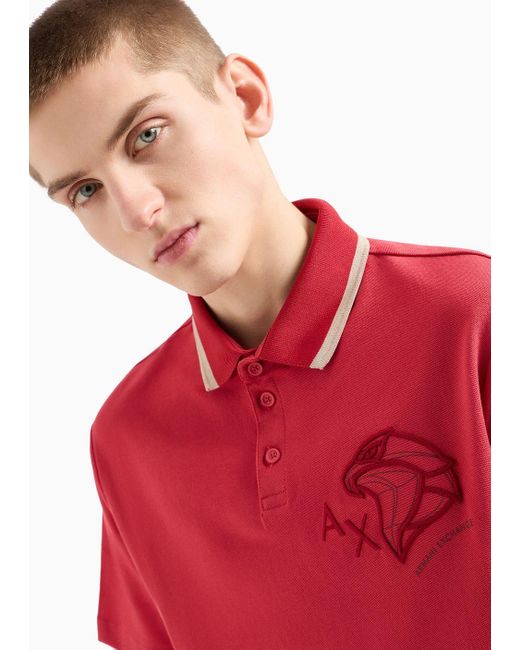 Armani Exchange Poloshirts in Red für Herren