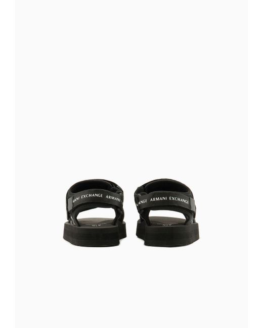 Armani Exchange Sandalen in Black für Herren