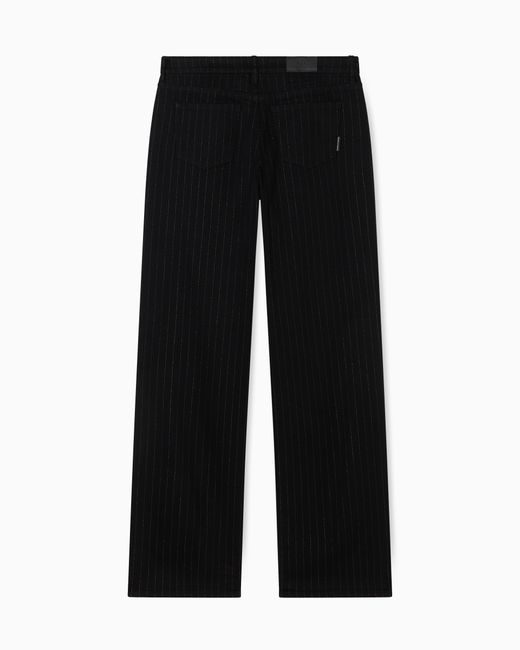 ARMANI EXCHANGE Black Relaxed Fit Denim Jeans