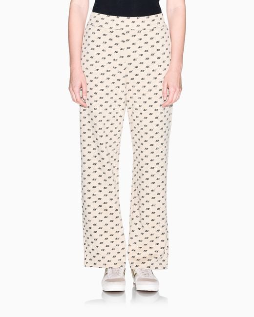 ARMANI EXCHANGE White Regular Fit Trousers