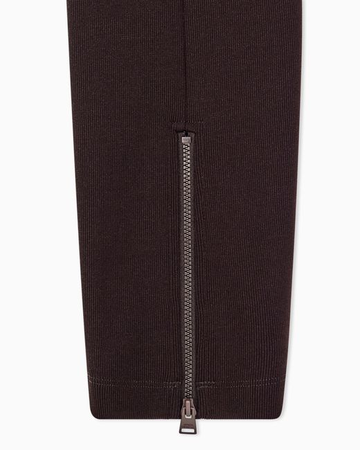 ARMANI EXCHANGE Purple Slim-Fit Leggings