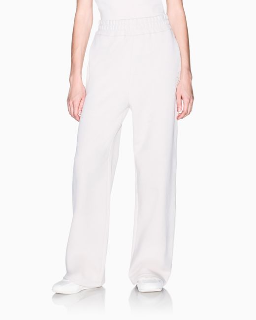 ARMANI EXCHANGE White Oversized Trousers