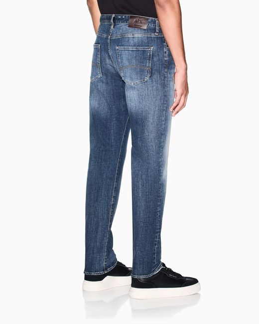 ARMANI EXCHANGE Blue Slim Fit Stretch Denim Jeans for men