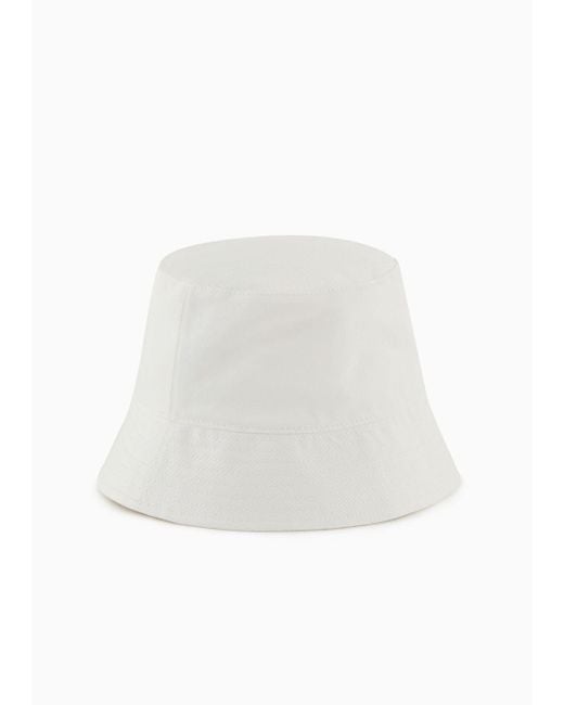 Armani Exchange Bucket Hat in White für Herren