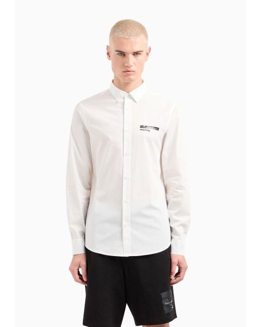 Armani Exchange Hemden Casual in White für Herren
