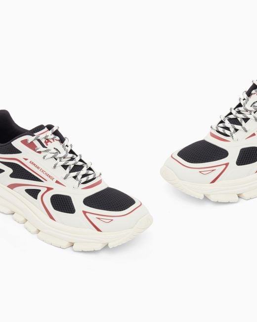 Sneaker Stringate di ARMANI EXCHANGE in White da Uomo