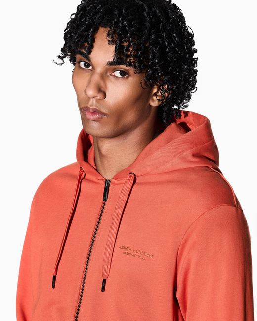 ARMANI EXCHANGE Red Regular Fit Sweatshirt for men