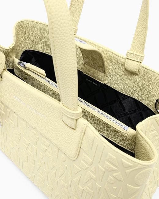 ARMANI EXCHANGE Natural Shopping Bag
