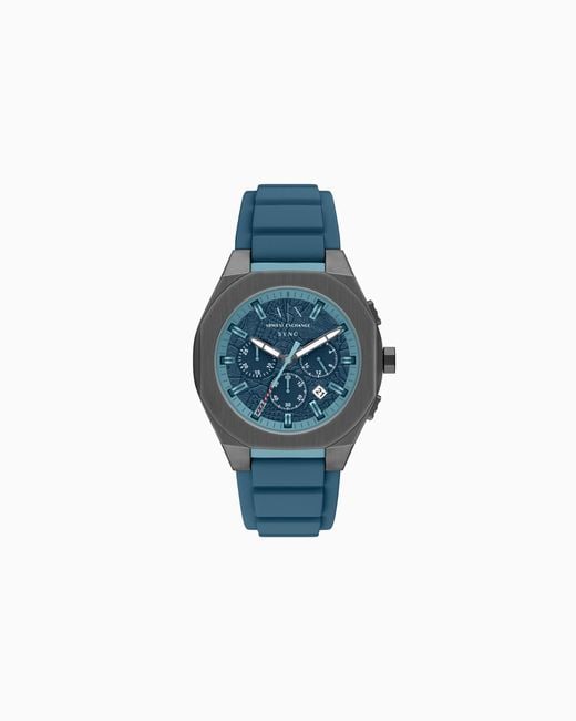 ARMANI EXCHANGE Blue X Sync Quartz Chronograph Watch for men