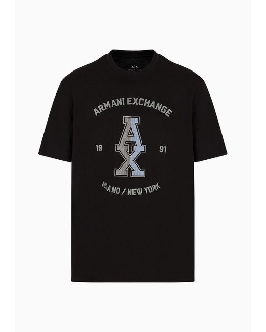 Armani Exchange Regular Fit T-shirts in Black für Herren