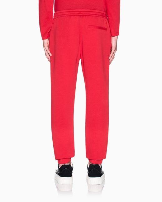 ARMANI EXCHANGE Red Horse Print Sweatshirt Joggers for men