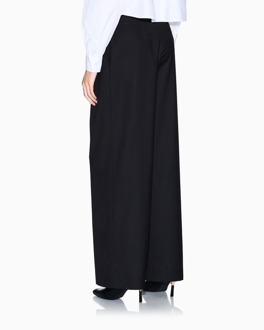 ARMANI EXCHANGE Blue Pleated Trousers