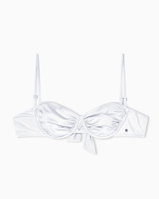 ARMANI EXCHANGE White Top Bikini