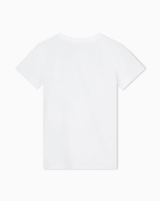 ARMANI EXCHANGE White Regular Fit T-Shirt