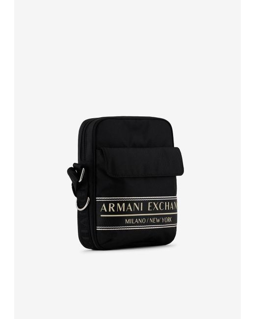 Armani Exchange Crossbody Bags in Black for Men Lyst