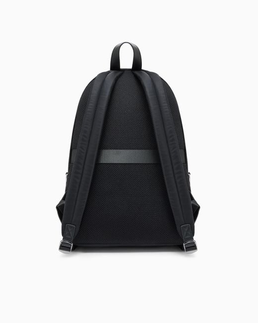 ARMANI EXCHANGE Rucksack Mit Allover-Logo in Black für Herren