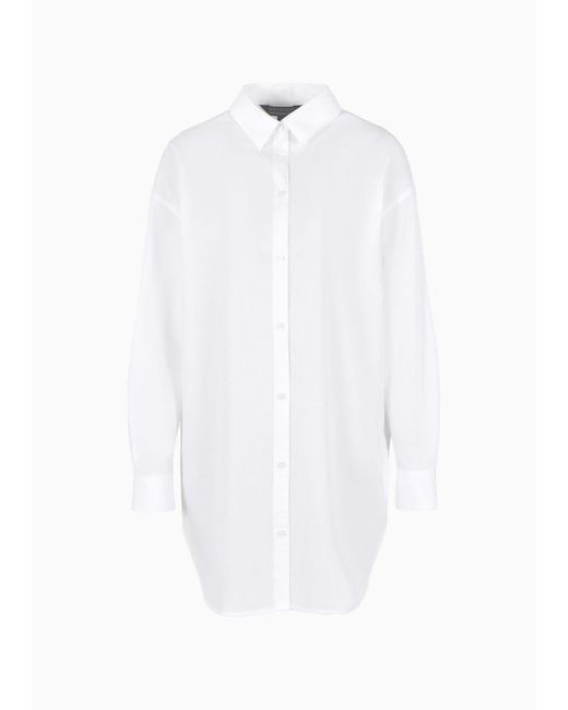Armani Exchange White Klassische Hemden