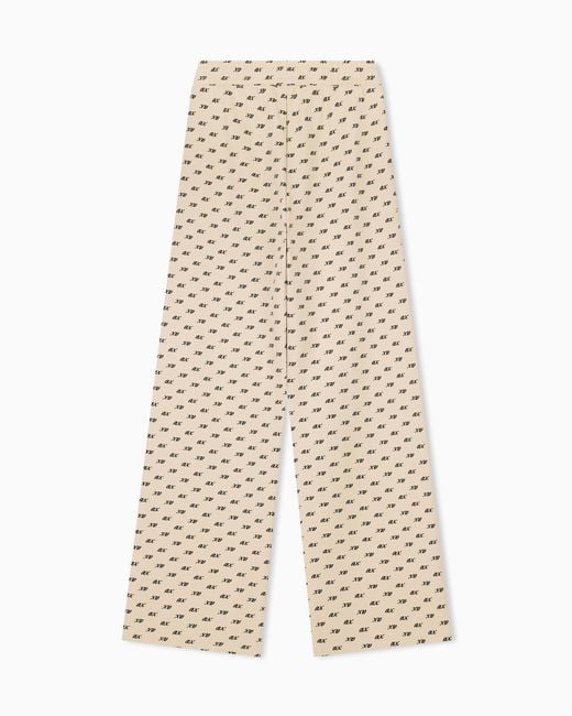 ARMANI EXCHANGE White Regular Fit Trousers
