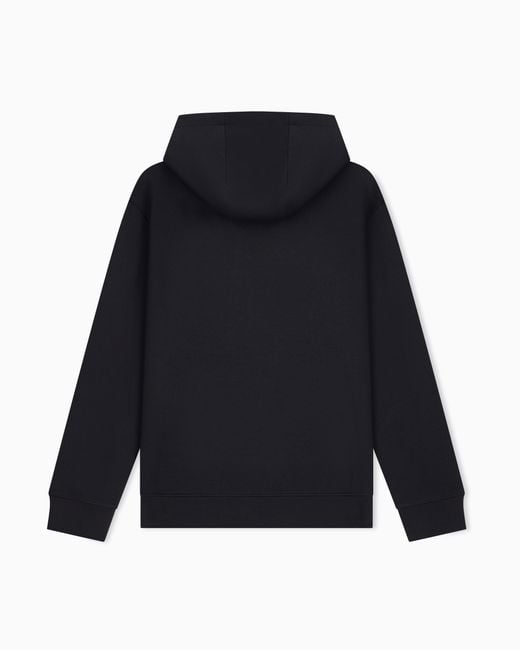 ARMANI EXCHANGE Blue Sweatshirt Bonded Stretch Cotton for men
