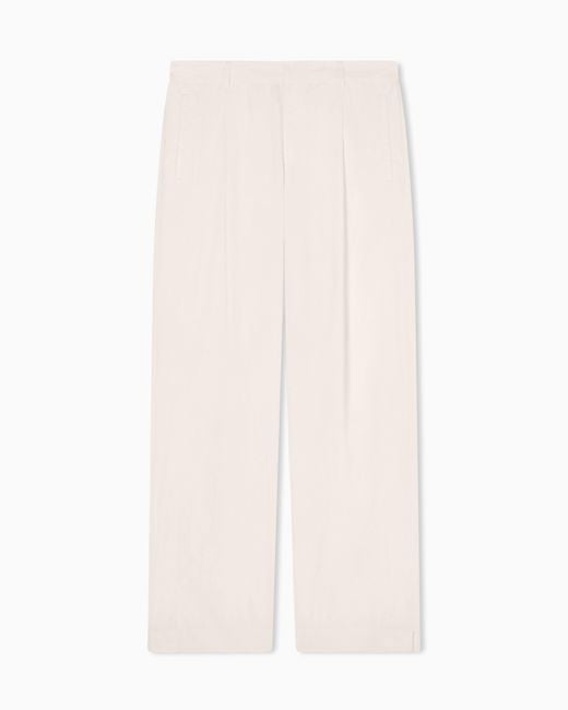 ARMANI EXCHANGE White Cotton Chino Pants for men