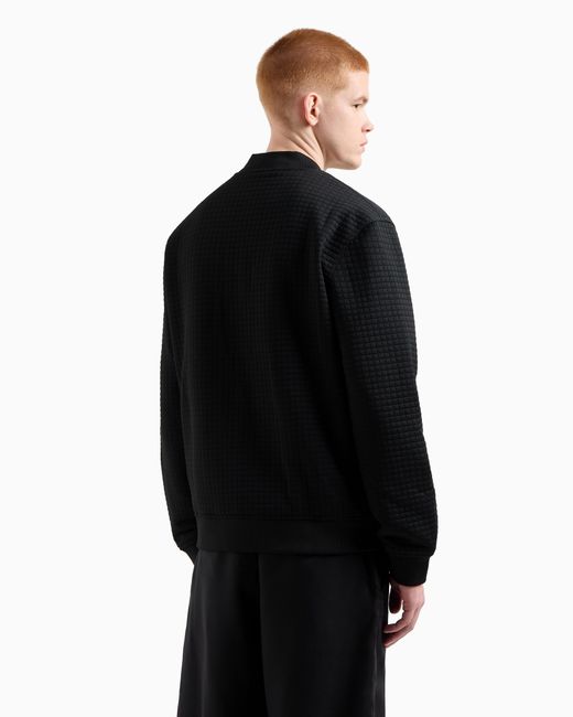 Bomber Con Zip di ARMANI EXCHANGE in Black da Uomo