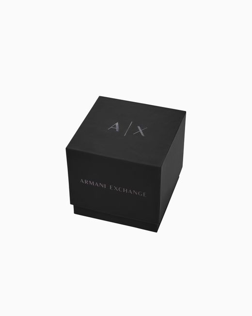 ARMANI EXCHANGE White Chronograph Stainless Steel Watch for men