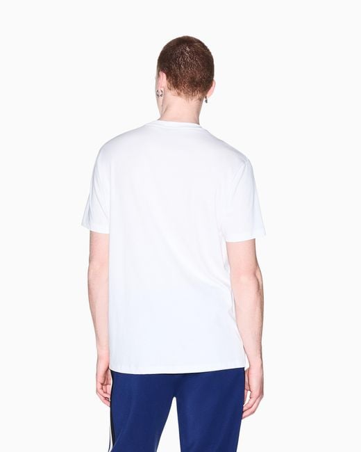 ARMANI EXCHANGE White Regular T-Shirt for men