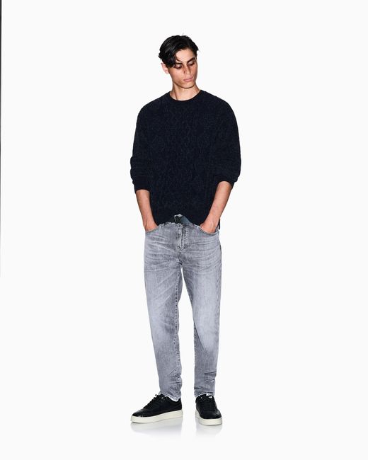 Pull En Maille Tissée ARMANI EXCHANGE pour homme en coloris Blue