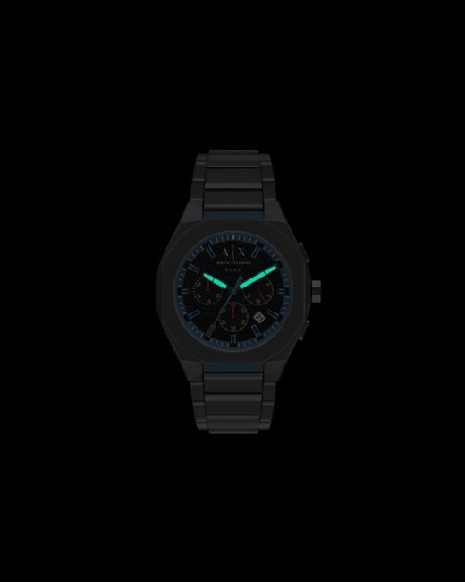 ARMANI EXCHANGE Blue X Sync Quartz Chronograph Watch for men