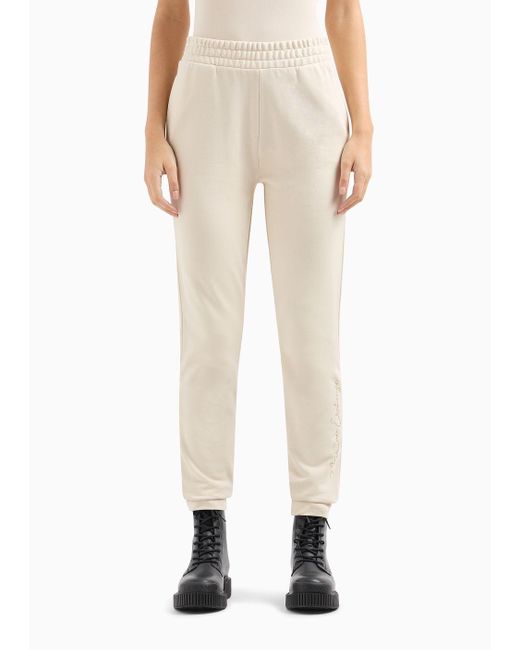 Armani Exchange Natural Asv Organic French Terry Jogger Trousers