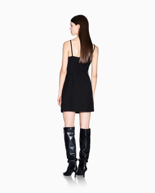 knee length dresses for ladies As by DF Women's Aphrodite Stretch Leather Dress - Chai