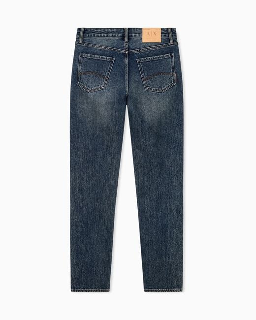 ARMANI EXCHANGE Blue Slim Fit 5 Pockets Pant for men