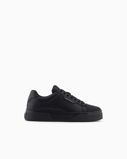 ARMANI EXCHANGE Blue Low-Top Sneakers for men