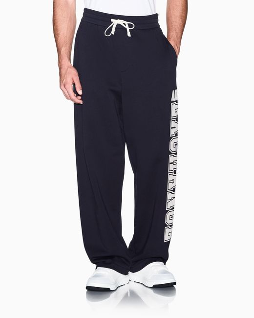 ARMANI EXCHANGE Blue Oversized Trousers for men