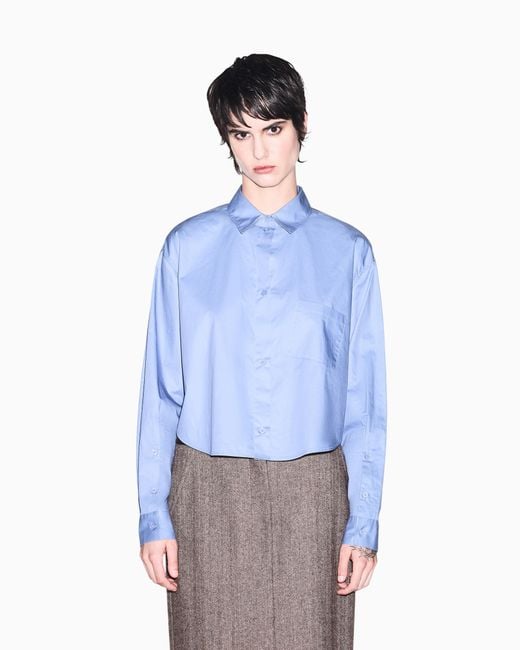 ARMANI EXCHANGE Blue Regular Fit Shirt