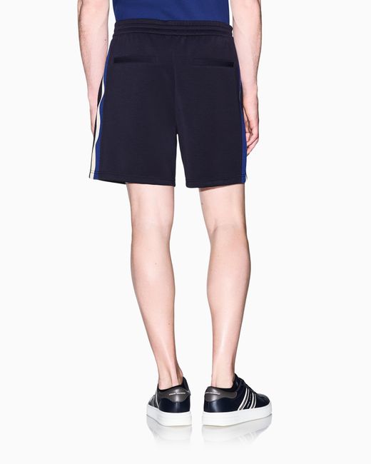 ARMANI EXCHANGE Blue Regular Fit Shorts for men