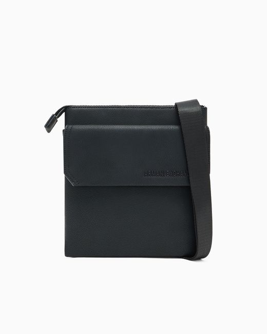 Borsa A Tracolla Con Patta di ARMANI EXCHANGE in Black da Uomo