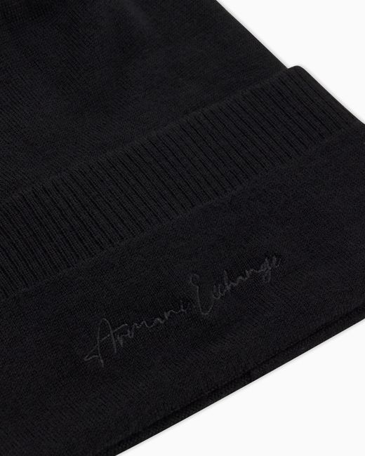 ARMANI EXCHANGE Blue Beanies